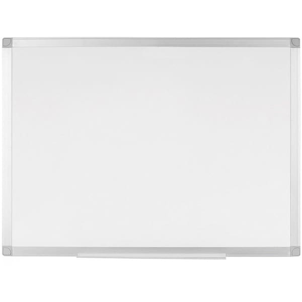 Dry-Erase Board, Porcelain, 18"Wx24"Lx1/2"H, Multi